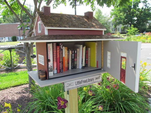 Una tipica Little free library